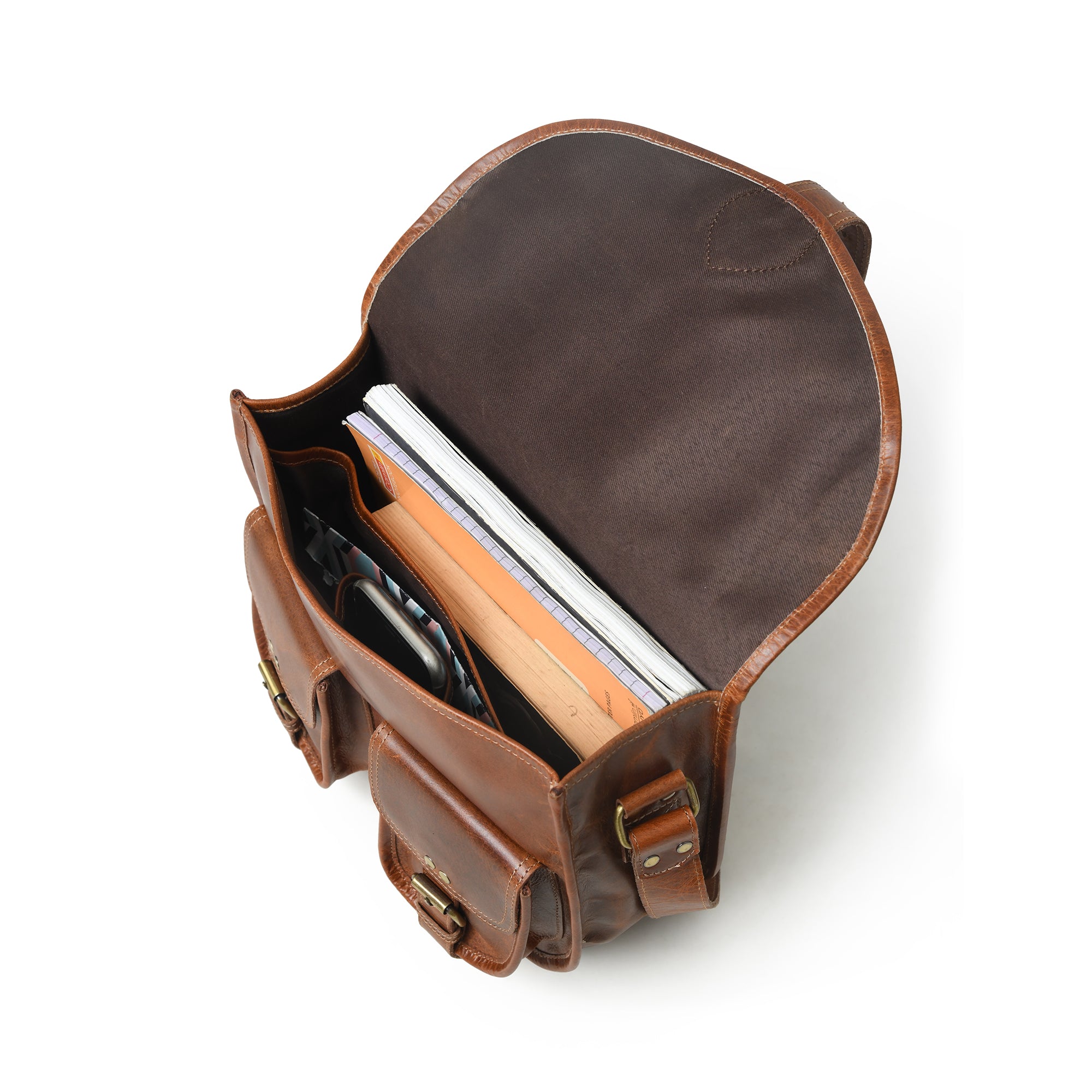 CraftShades buffalo leather SideBag