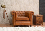 Craftshades Traditional Chesterfield 1 Seater (D-40 Foam)