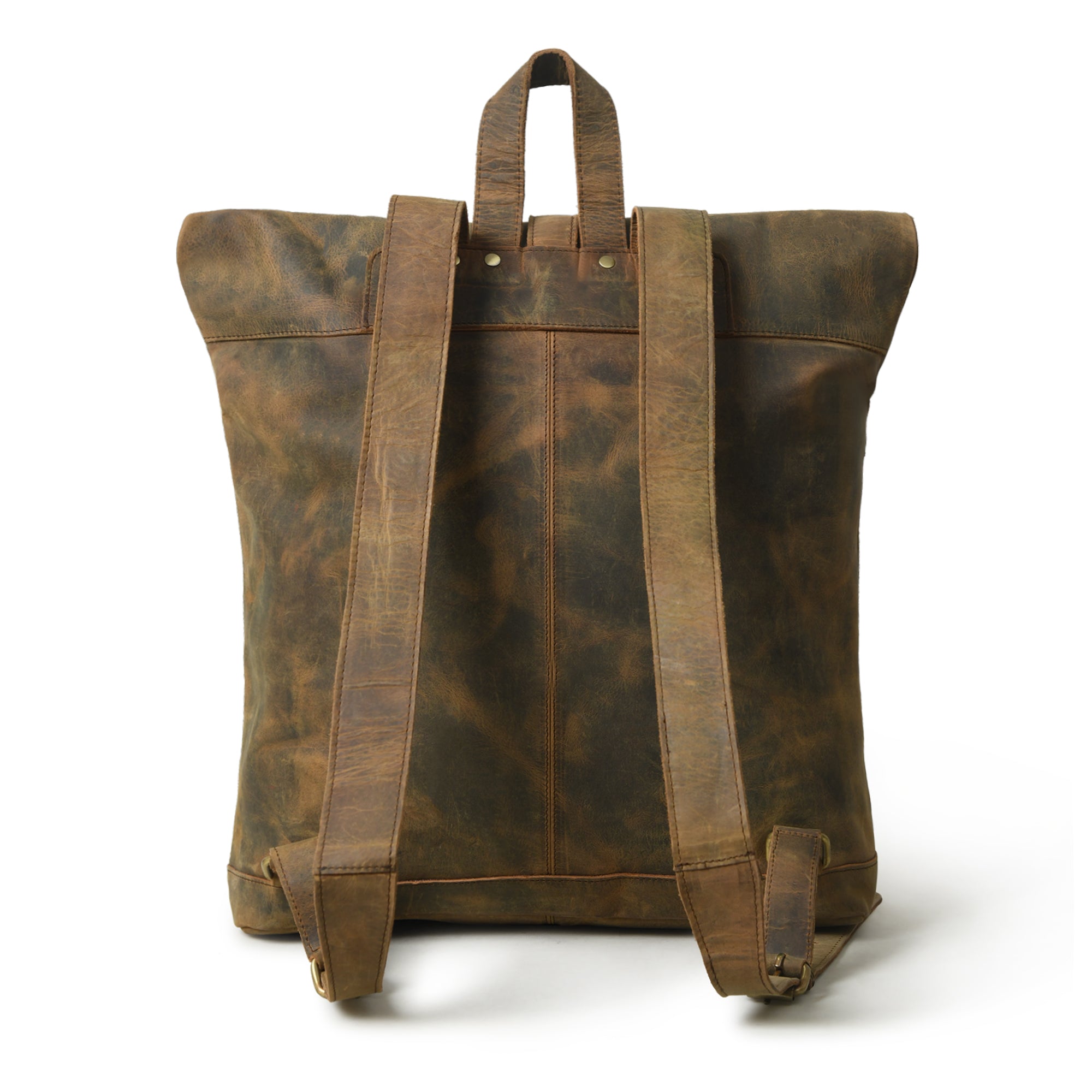 CraftShades Vintage buffalo leather backpack for men's &amp; womens