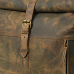 CraftShades Vintage buffalo leather backpack for men's &amp; womens