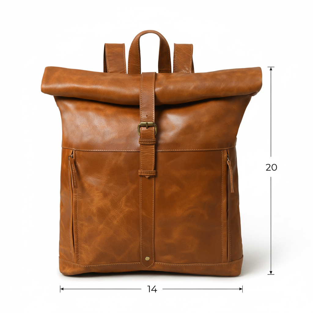 Craftshades - Handcrafted Buffalo Leather Backpack