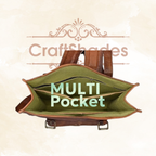 Craftshades - 12 x 16 x 20 Inch 100% Genuine Roll Leather Shoulder Backpack | Unisex