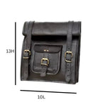 CraftShades Leather Bike Bag – Vintage Handcrafted Design