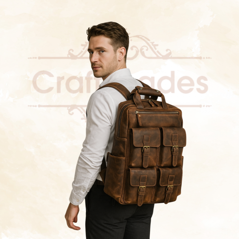 Craftshades – Buffalo Vintage Leather Backpack