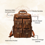 Craftshades – Buffalo Vintage Leather Backpack