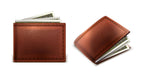 Classic Bi-Fold Leather Coin Case