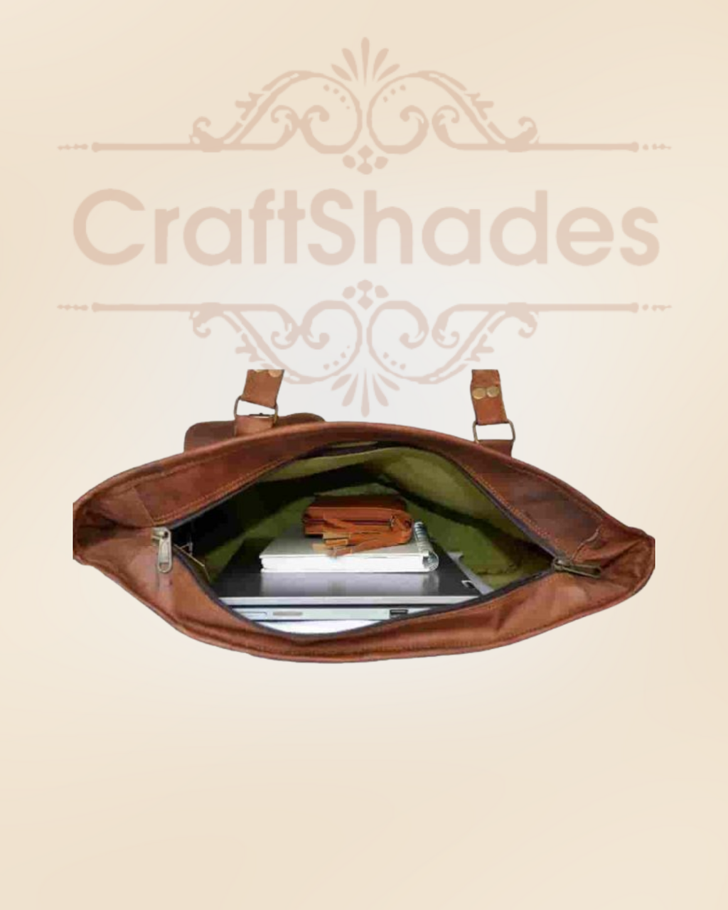 Craftshades – 13 Inch Handcrafted Leather Women’s Tote Bag | 100% Genuine Leather