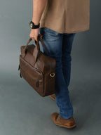 CraftShades buffalo leather Laptop bag