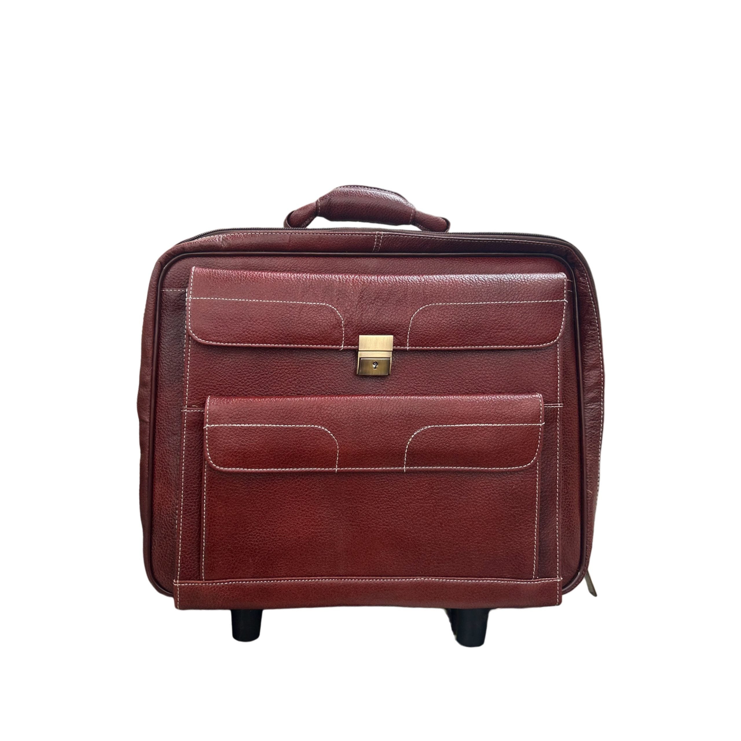 Trolley Laptop Strolley Bag (Brown)