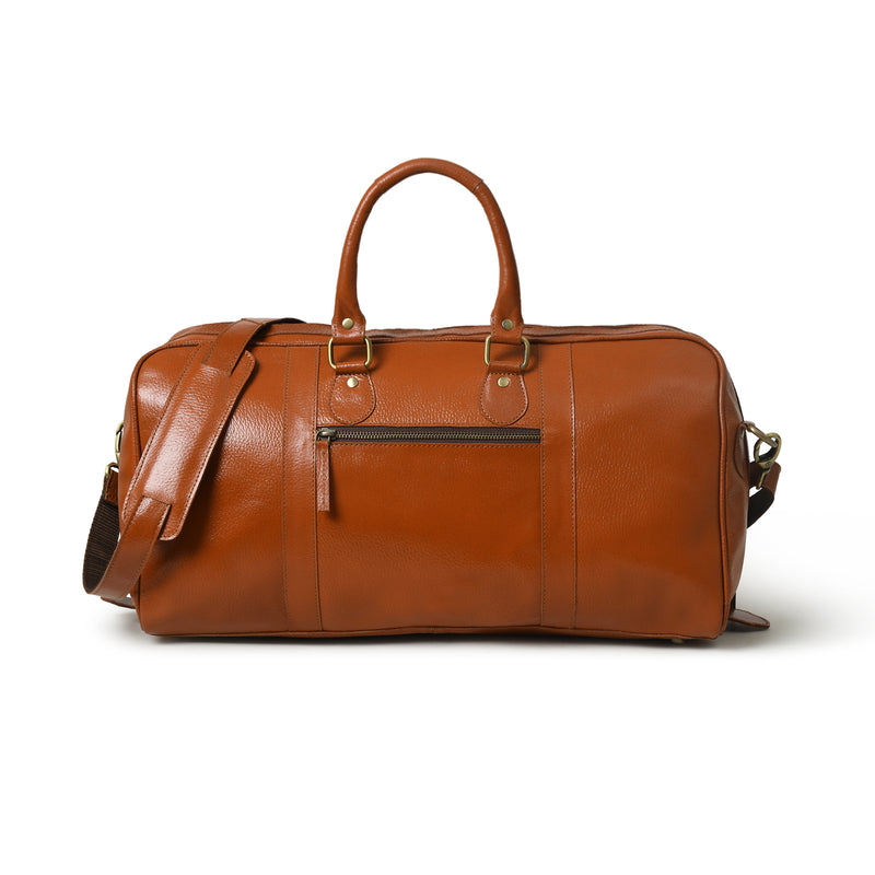 Craftshades Vintage Leather men’s Travel Duffle luggage Bag Brown