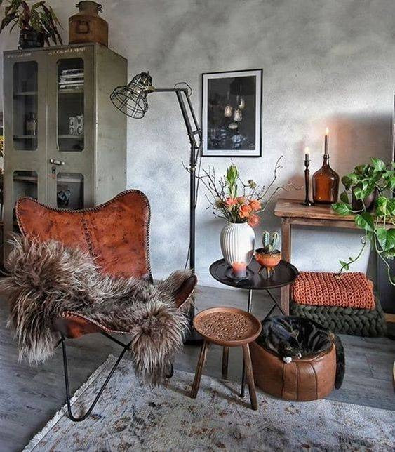 CraftShades HandCrafted Leather Butterfly Chair