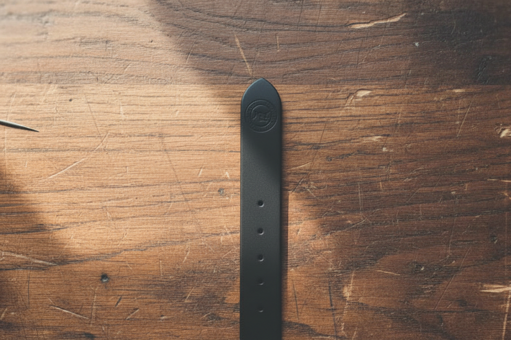 100% Genuine Premium Leather Belt - Black