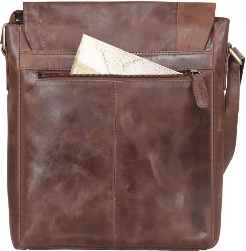 Craftshades Handmade Brown Leather Sling for Men