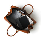 Craftshades Vintage Leather men’s Travel Duffle luggage Bag Brown