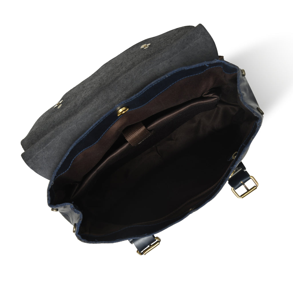 CraftShades buffalo leather Women backpack