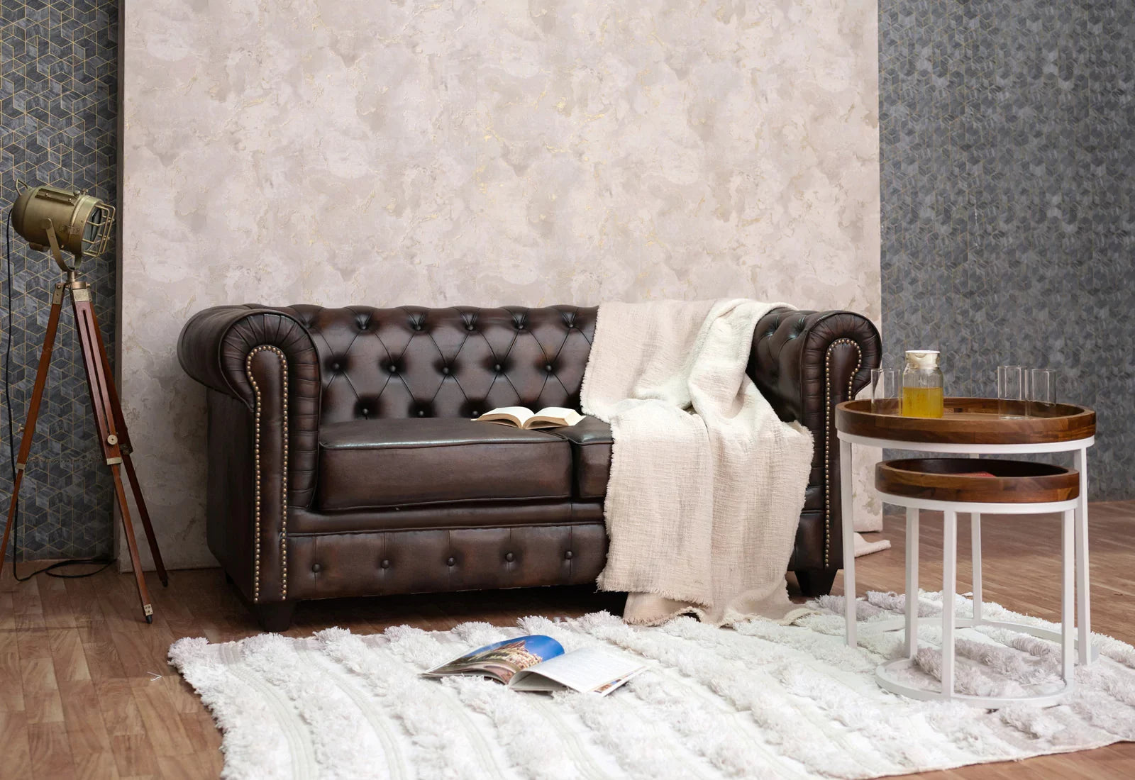 Craftshades Traditional Chesterfield 2 Seater Sofas