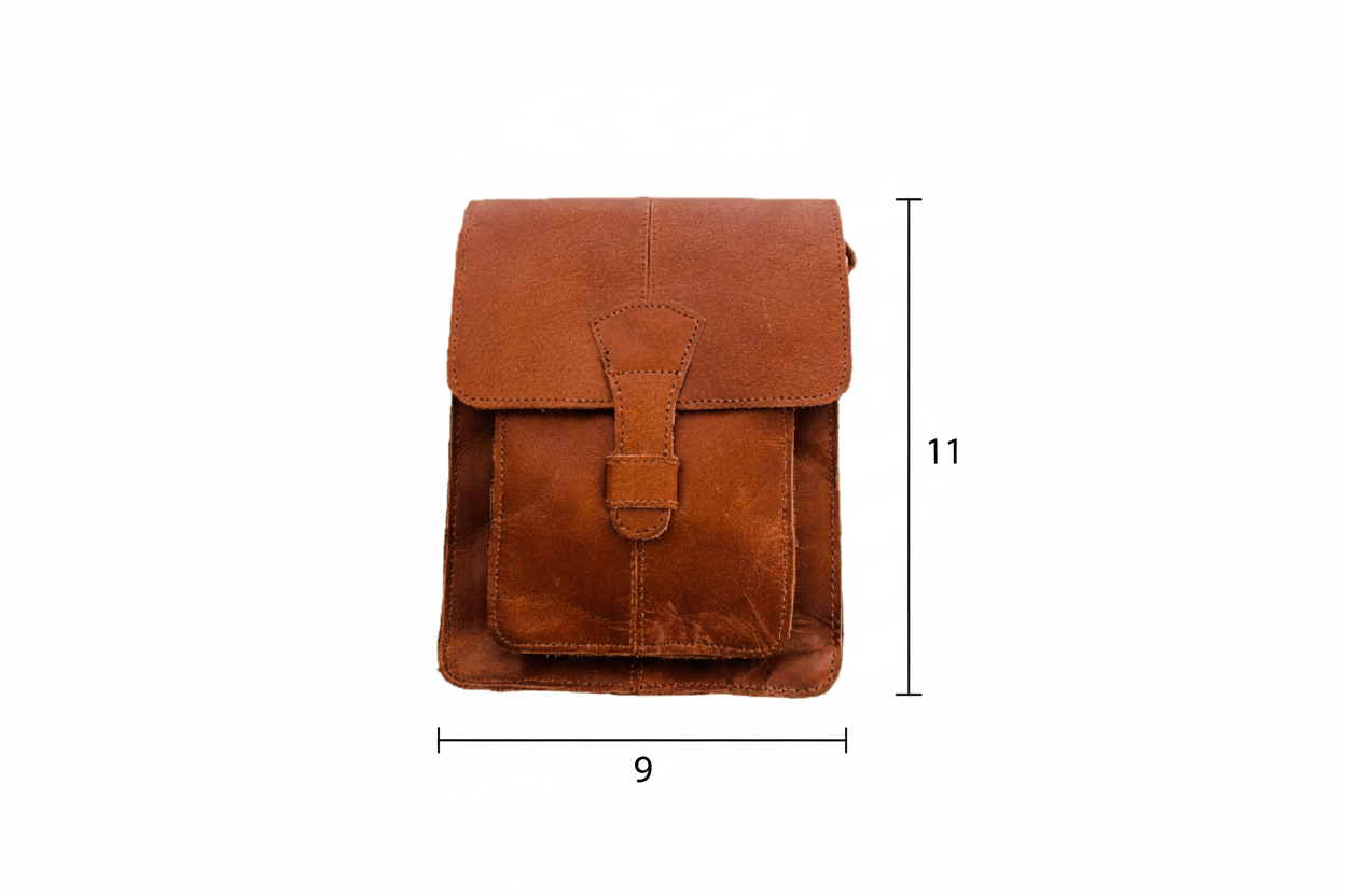 Craftshades - 100% Genuine Leather Crossbody