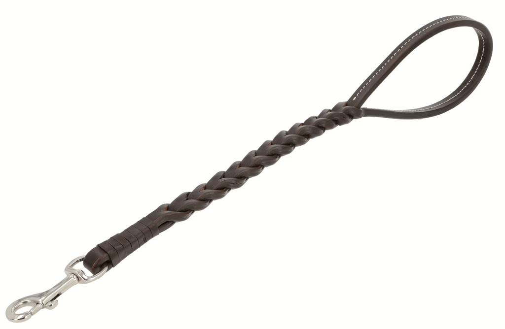 Premium Leather Traffic Dog Leash – Short Control Lead