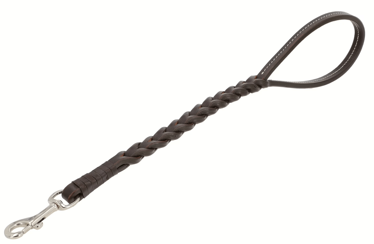 Premium Leather Traffic Dog Leash – Short Control Lead