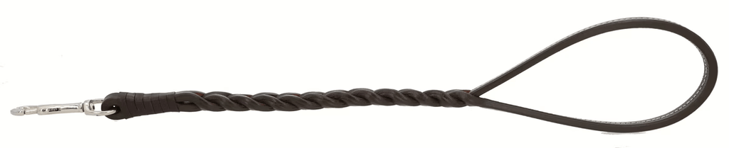 Premium Leather Traffic Dog Leash – Short Control Lead