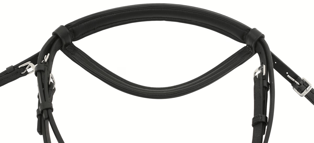 Premium Black Leather English Snaffle Bridle