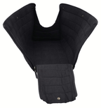 Premium Black Leather Pet Carrier Bag