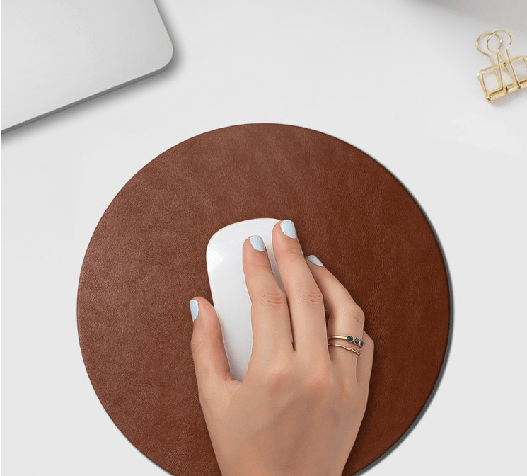 CraftShades Desk Mat for Premium Goat Leather Large Laptop mat | Extended Mouse pad and Keyboard Desk pad |  | Reversible Deskspread -
