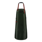 CraftShades leather Apron for Men Green Colour
