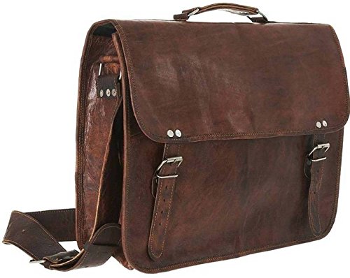 Craftshades -  Heritage Full-Flap Genuine Goat Leather Sling Bag