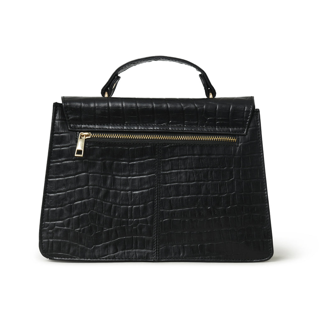 Craftshades – Handcrafted Unique Sling Buffalo Leather Bag for Women’s black