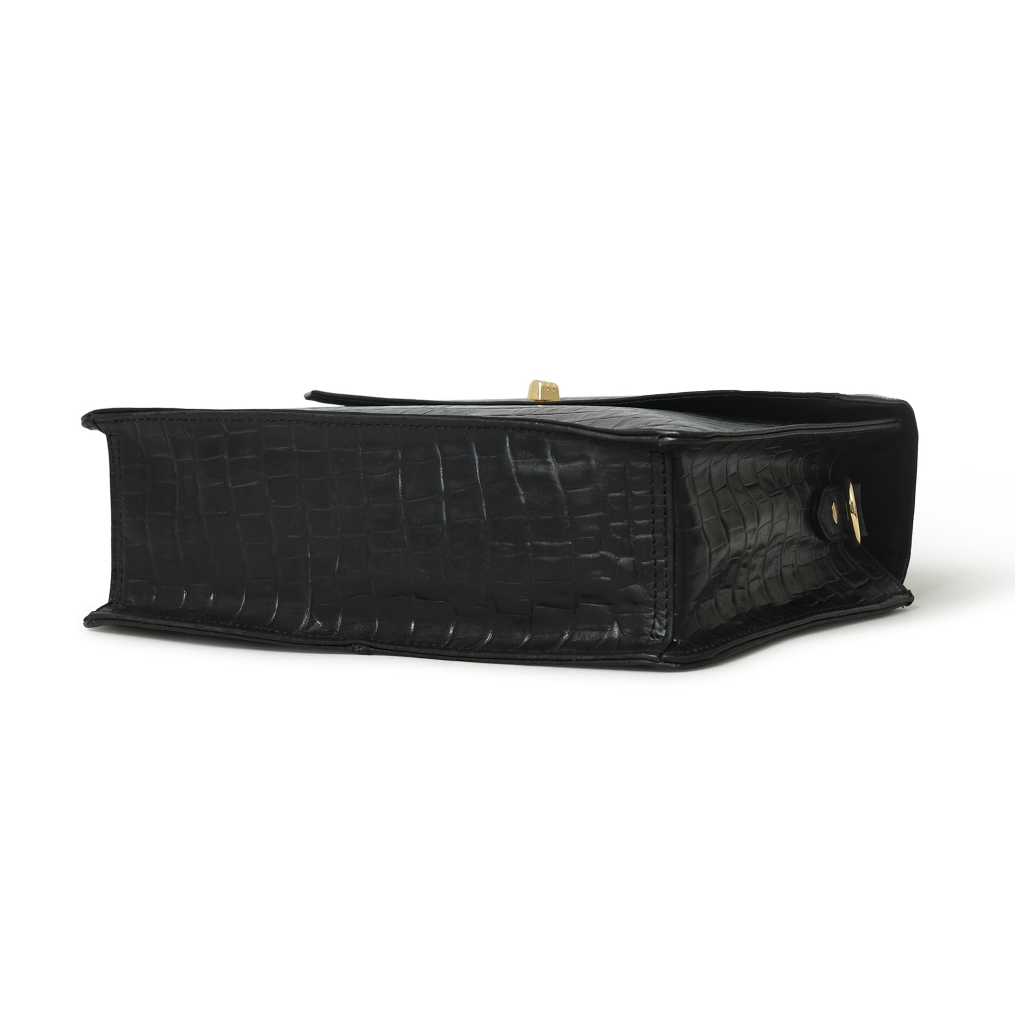 Craftshades – Handcrafted Unique Sling Buffalo Leather Bag for Women’s black
