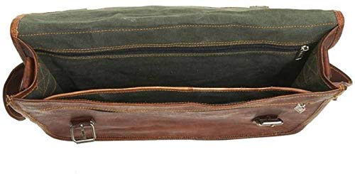Craftshades -  Heritage Full-Flap Genuine Goat Leather Sling Bag