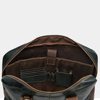 Buffalo leather Briefcase- Green bag
