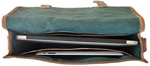 Craftshades Single Pocket Vintage Goat Leather Laptop Bag