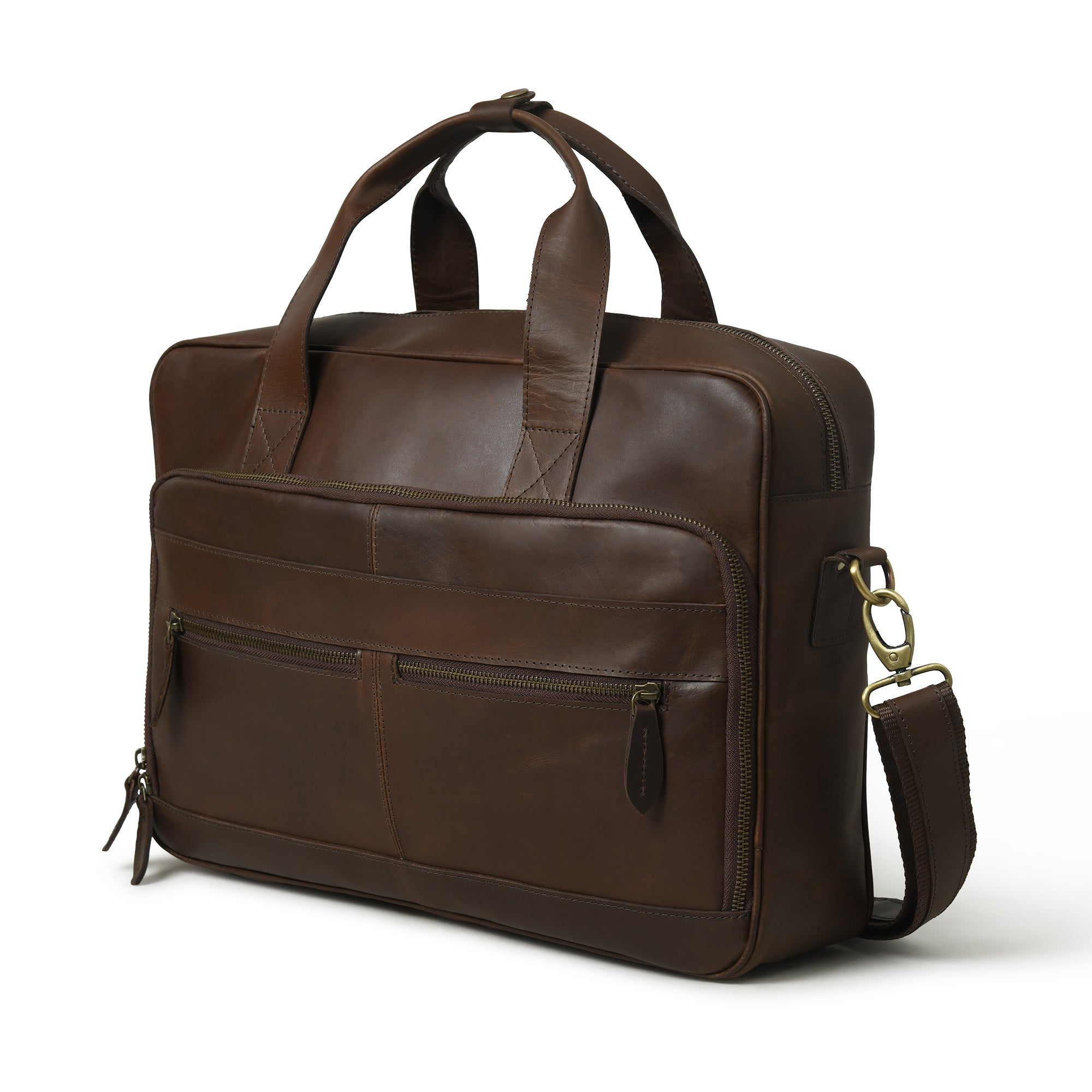 CraftShades buffalo leather Laptop bag