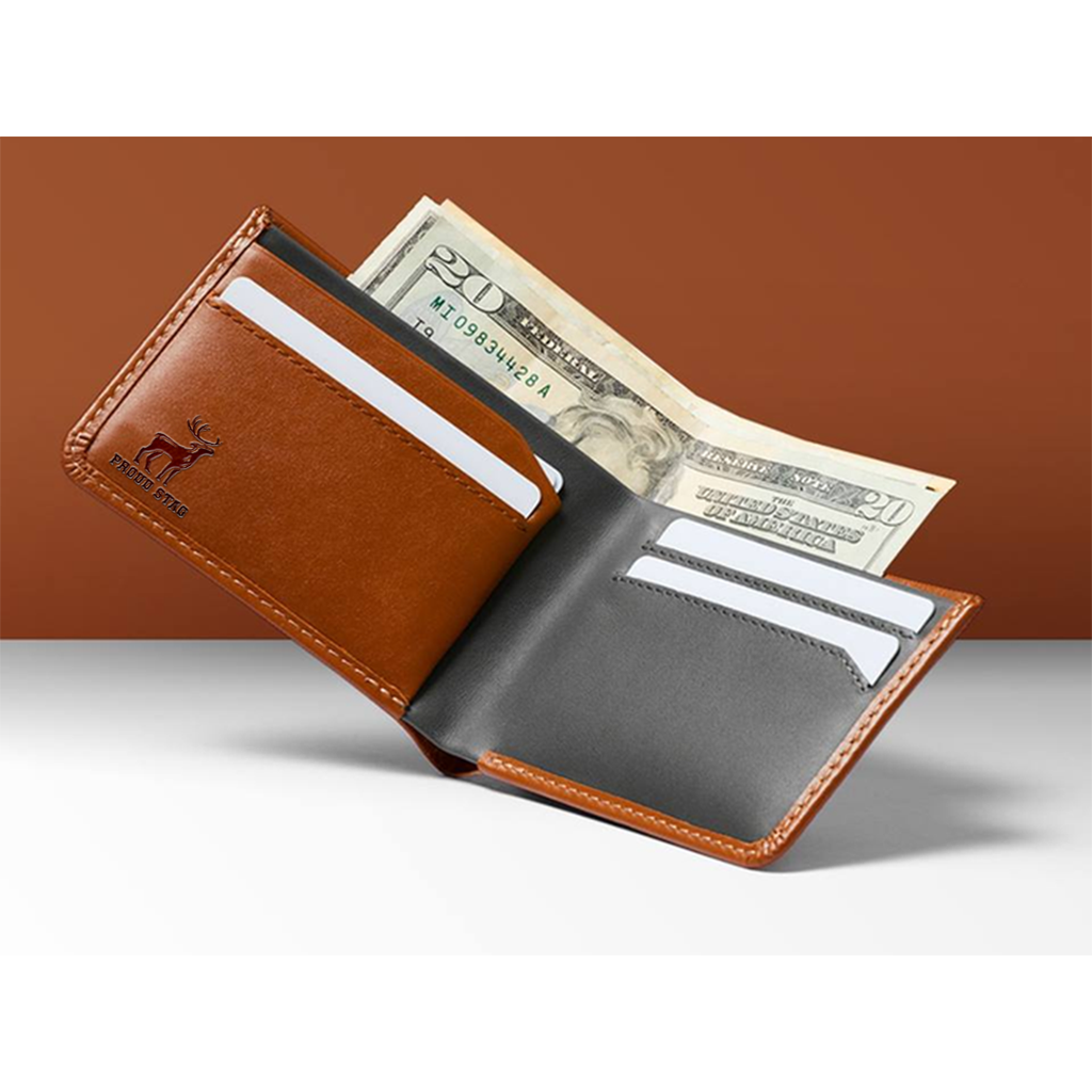 Mens Wallet Buff Brown