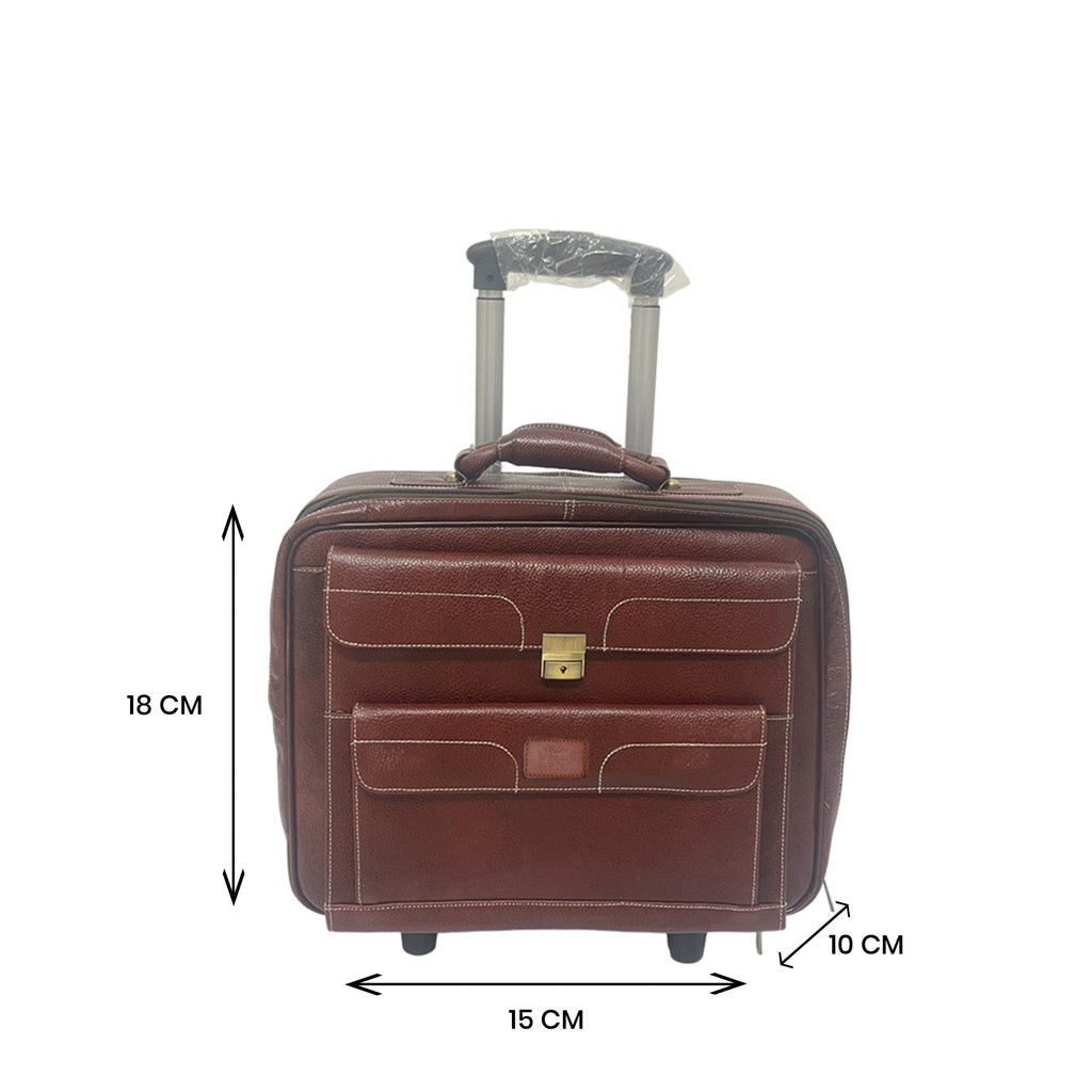 Trolley Laptop Strolley Bag (Brown)