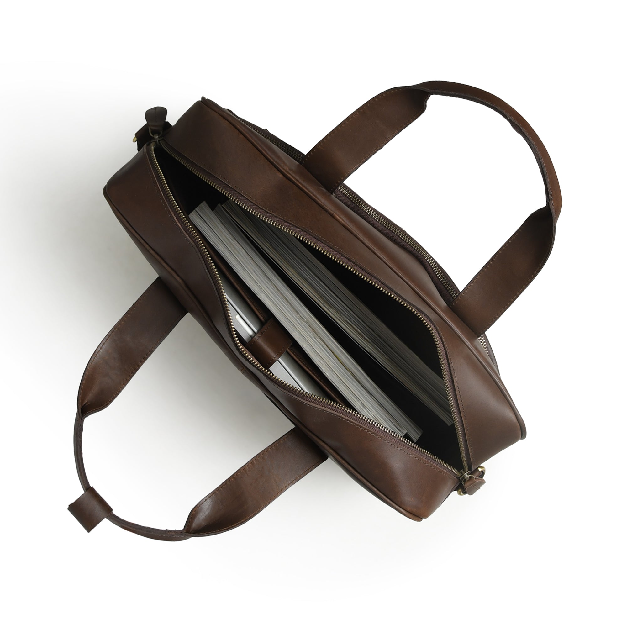 CraftShades buffalo leather Laptop bag