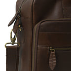 CraftShades buffalo leather Laptop bag