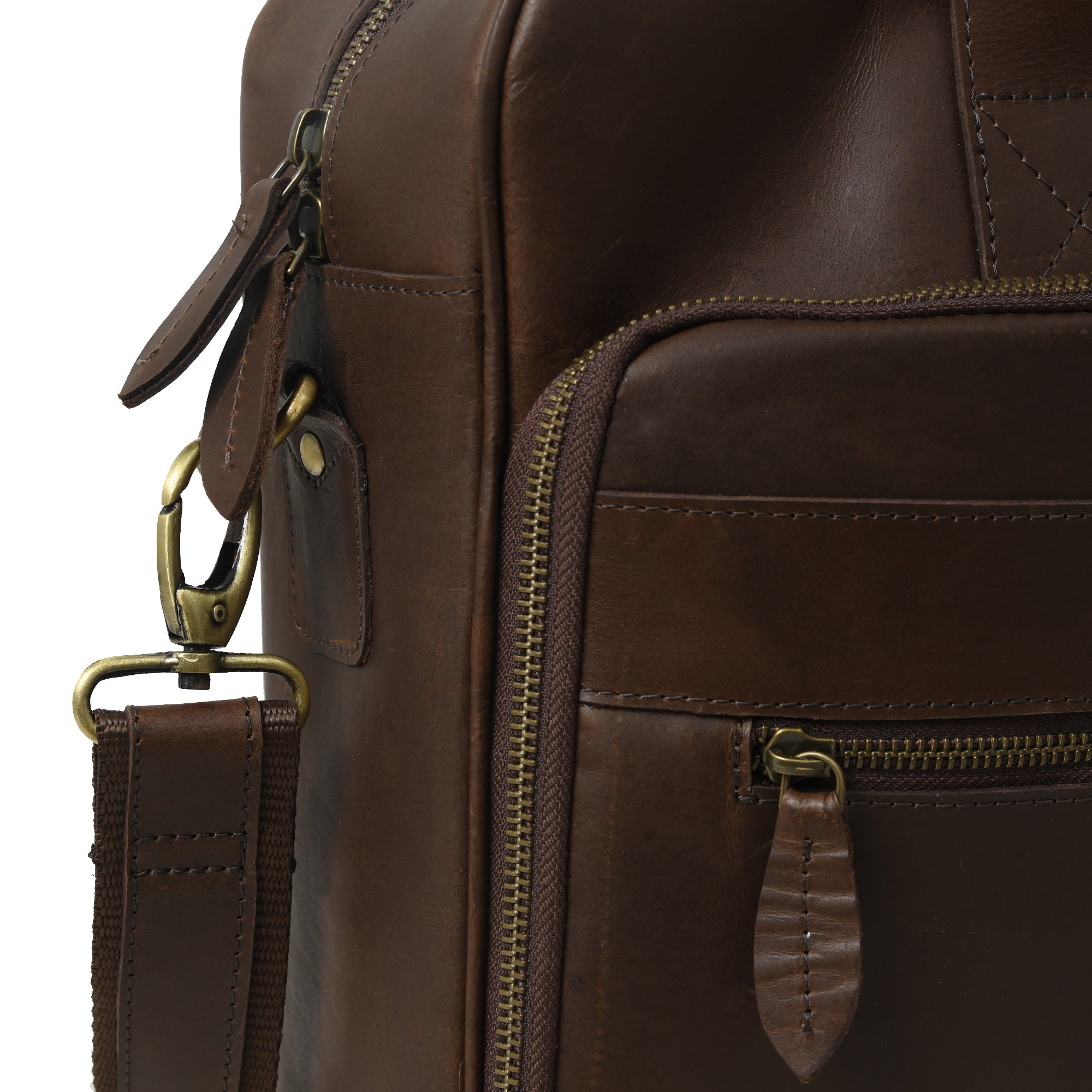 CraftShades buffalo leather Laptop bag