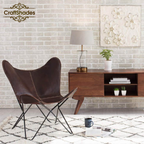 Craftshades Handcrafted Butterfly chair Buffalo leather