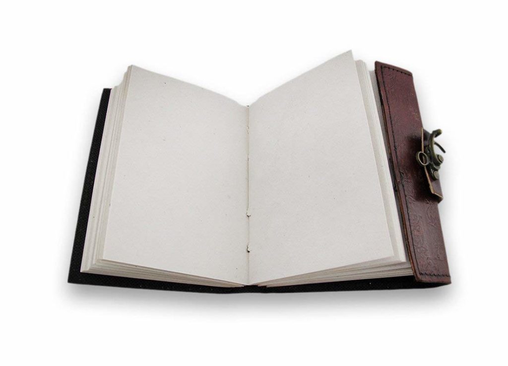 Craftshades – Vintage Water Drop Stone Embossed Unique Design 7″5 Handcrafted Leather Journal/Diary 200 page | 100% Genuine Leather