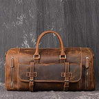 Craftshades Vintage Leather men's Travel Duffle luggage Bag