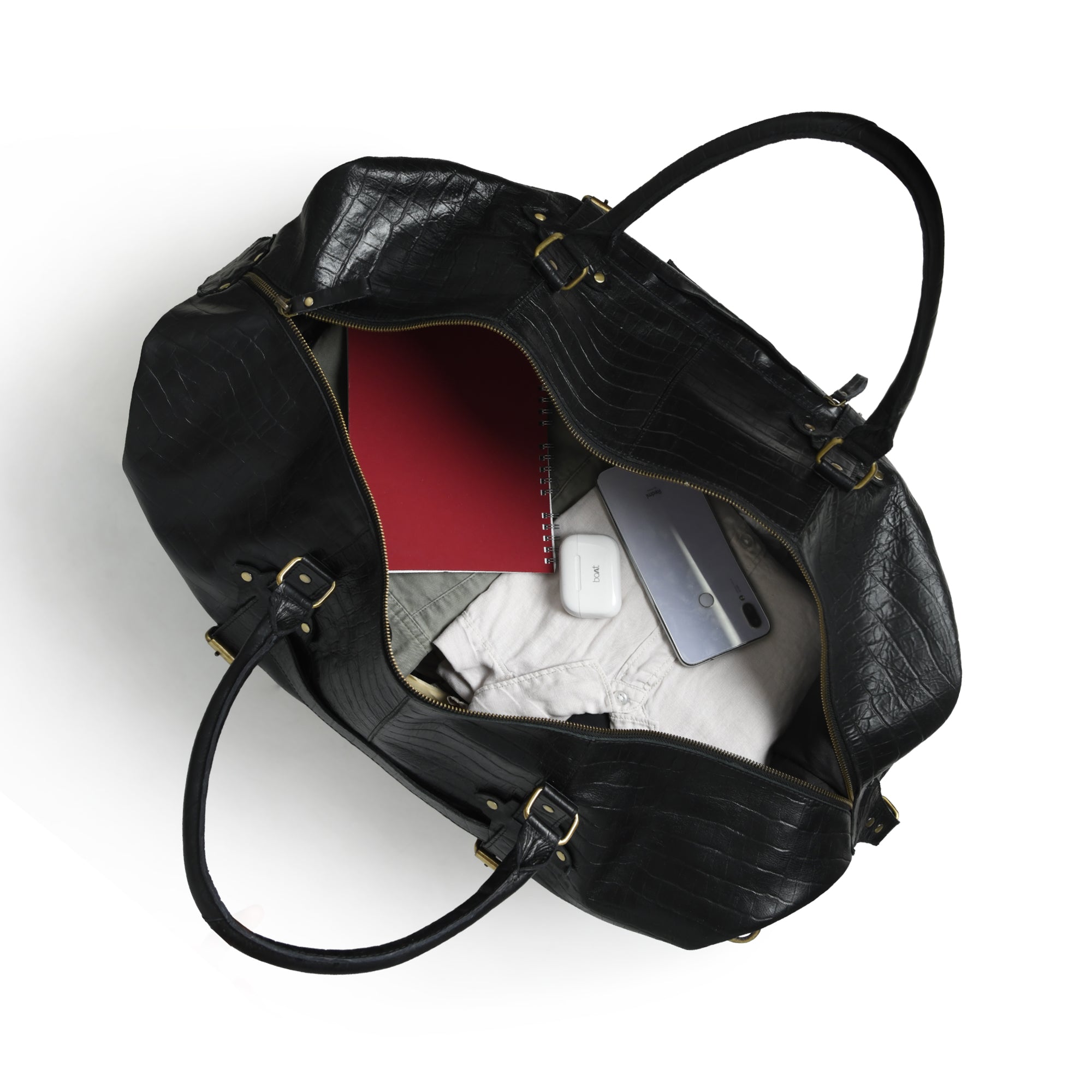 CraftShades 20 Inch buffalo leather duffle bag