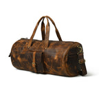 CraftShades 24 Inch buffalo leather duffle bag - Travel,Gym