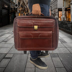 Trolley Laptop Strolley Bag (Brown)