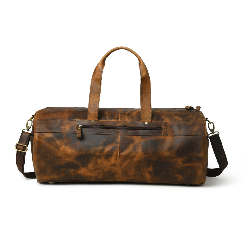 CraftShades 24 Inch buffalo leather duffle bag - Travel,Gym