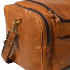 CraftShades -20 inch buffalo leather duffle bag |100% Genuine Leather