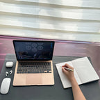 Premium Leather Office Desk Mat – Elegant Work Surface Protector