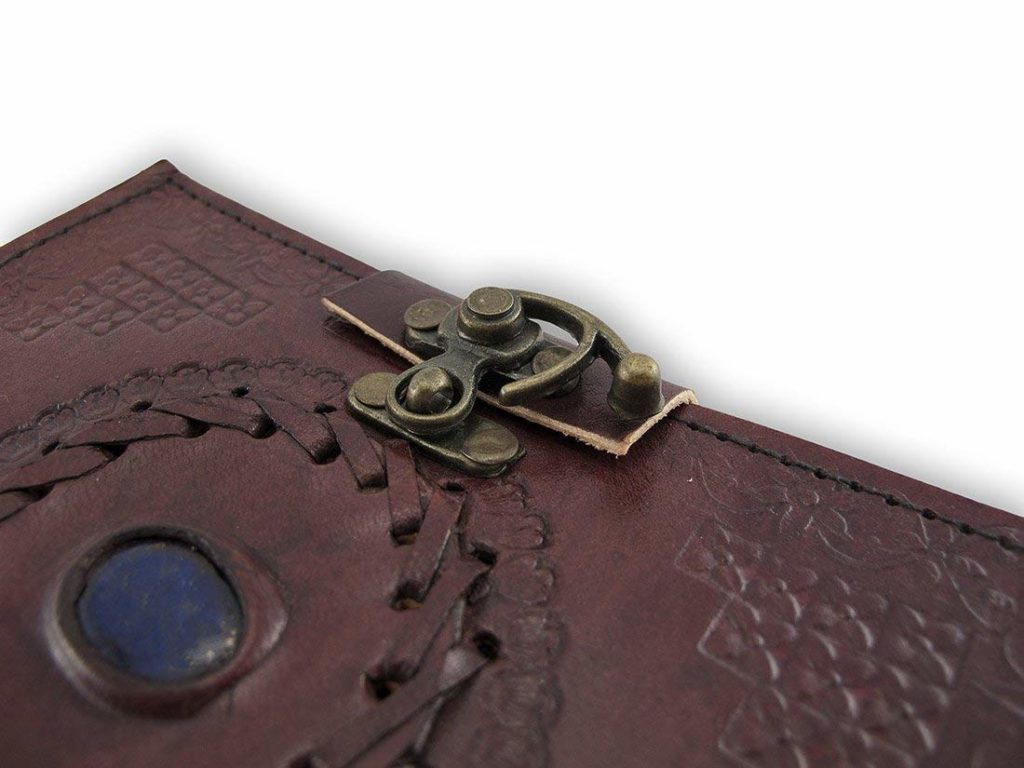 Craftshades – Vintage Water Drop Stone Embossed Unique Design 7″5 Handcrafted Leather Journal/Diary 200 page | 100% Genuine Leather